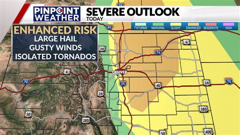 Denver weather: Pinpoint Weather Alert Day for risk of severe evening storms